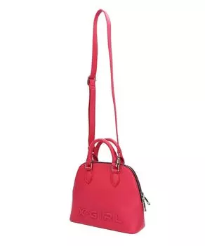 Сумка Boston из искусственной кожи 2WAY Boston Bag РОЗОВАЯ [X Girl]
