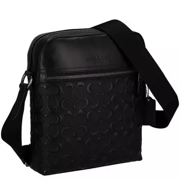 Сумка через плечо 4009 черная [Coach] мужская [Товар] чёрный
