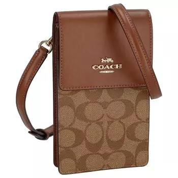 Сумка через плечо CM234 коричневая [Coach] женская [Товар] коричневый