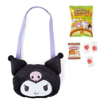 Сумка через плечо в форме лица сладостей Kuromi Рождественский подарок 272159 [Sanrio] &