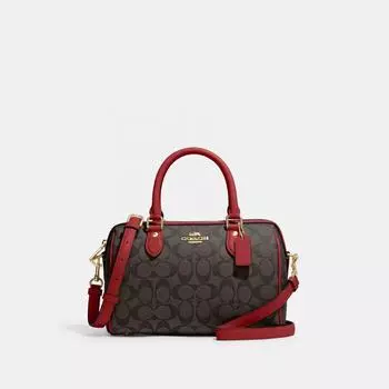 Сумка Coach Rowan из канвы Signature