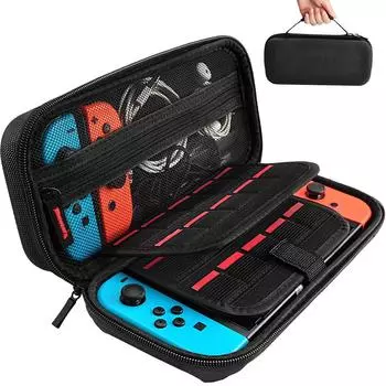 Сумка для хранения Nintendo Switch, портативный чехол для консоли Nintendo, чехол для Nintendo Switch, игровые аксессуары Oled Lite чёрный