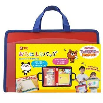 Сумка для хранения Sakura Crepas Favorite Bag B5 Red TG-B5#19 красный
