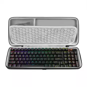 Сумка для переноски клавиатуры Geekria Hard Shell для 100-клавишного компьютера, механическая, совместимая с RK Royal KLUDGE ASUS ROG Strix Scope II Keychron AULA