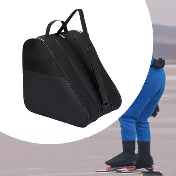 Сумка для роликовых коньков с регулируемым ремнем, сумка для переноски, сумка для переноски обуви для катания на коньках на льду