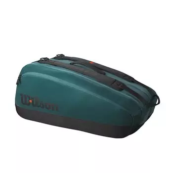 Сумка для теннисной бадминтонной ракетки Blade Super Tour V9 9PK зеленая [Wilson] зелёный