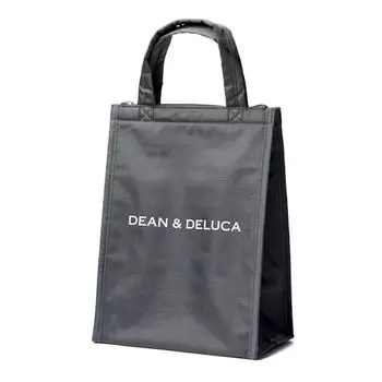 Сумка-холодильник Dean and Deluca, серая, средняя
