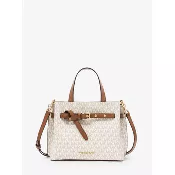 СУМКА MICHAEL KORS EMILIA МАЛЕНЬКАЯ MK SIGNATURE 35H0GU5S1B150 ВАНИЛЬ F