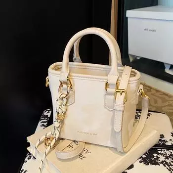 Сумка Premium Sense Niche Bag женская весенняя сумка-мессенджер в стиле ретро универсальная повседневная портативная сумка-ведро коричневый