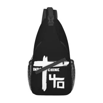 Сумка-слинг через плечо Indochine Band, маленькая нагрудная сумка, рюкзак через плечо Genres Rock, рюкзак для походов и путешествий, дорожная сумка 9* 19 *39