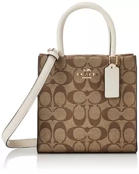 Сумка-тоут 5693 [Coach] женская Im/Khaki/Chalk [Товар]