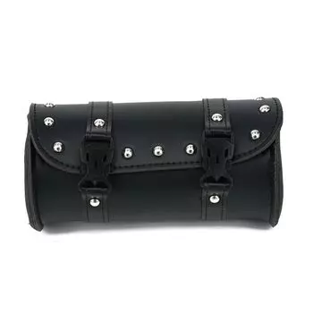 Сумки-седла Pannier, седельная сумка для мотоцикла, круизера, сумка для инструментов, сумка на руль, передняя вилка чёрный