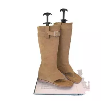 Summer 2024 Women s Boots Open Toe Thick Heel Sandals Knee Long Boots Women s Low Heel Long Boots Belt Buckle 35