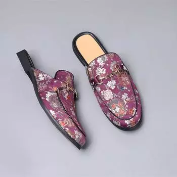 Summer 2025 Half Slippers for Men Trendy Men s Flat Bottom Casual Shoes Soft Sole Loafers Man Sneakers Zapatos De Hombre Size 49 39