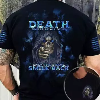Summer 3D Printed Men s Round Neck Short Sleeved Casual T-Shirts Men’s S