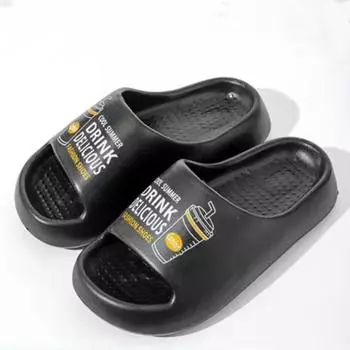 Summer Couples Thick Sole Soft Non-Slip Lightweight Indoor Outdoor Home Slippers for Men and Women 40-45