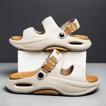 Summer Men s Outdoor Sandals Slippers Beach Slides Breathable Soft Clogs Men Casual Shoes Garden Water Shoes Men Outdoor Sandals 39-40