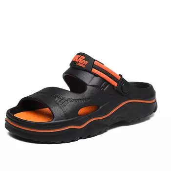 Summer Men s Sandals Outdoor Beach Slippers Comfortable Slides New Men Water Clogs Casual Shoes Garden Shoes Men Outdoor Sandals 39-40