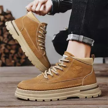 Summer men s shoes 2024 new high-top trend versatile men s Martin heightening shoes casual fashion non-slip small fragrance 39