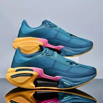 Summer men s shoes 2024 new trend versatile sports casual men s wear-resistant thick sole heightening black dad trendy shoes 35