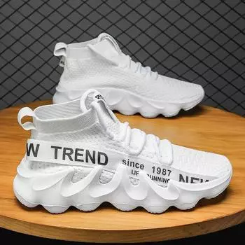 Summer Men shoes sneakers fashion breathable platform running shoes men mesh sport light unisex women casual vulcanize shoes man 39