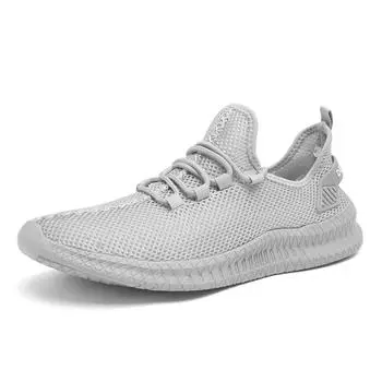 Summer Mesh Men Sneakers Super Light Breathable Casual Shoes For Men Sport Footwear Cool Outdoor Walking Shoes 39 чёрный