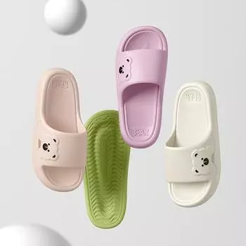 Summer new EVA couple home and indoor bathroom slippers breathable wear-resistant non slip slippers 36-37 белый