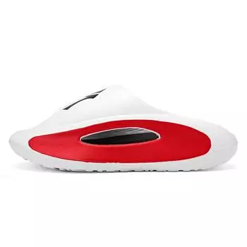 Summer new men s one-word drag casual non-slip light fashion versatile beach wear can be 40-41 белый