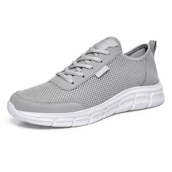 Summer New Men s Outdoor Cloth Casual Shoes Trend Breathable Light Solid Color Flat Shoes 40 чёрный