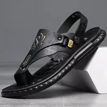 Summer Sandals for Man Cushion Beach Holiday Sandals Male Casual Sport Sandalias Outdoor Retro Light Sandals Men Zapatillas 38