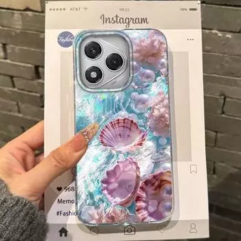 Summer Seashell Starfish Girls Phone Case For Honor 400 Pro X9c Magic7 Magic6 200 Lite Smart X9a X8a X8b X8c X7c X8 Fundas Cover Honor X9b белый