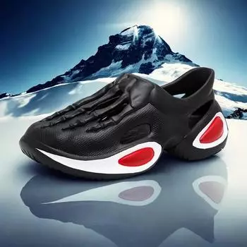 Summer Sneakers For Men Bot Luxury Sandals 2024 Man Cushioning Jelly Slippers Wit Mens Shoes 2024 Brands 2024 Tennis Health Red 39 бежевый