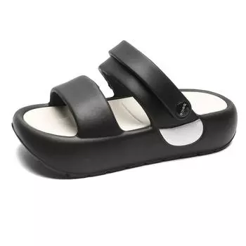 Summer women s platform non-slip elevating slippers Flip-flops Light beach shoes casual sports walking sandals girls 35-36