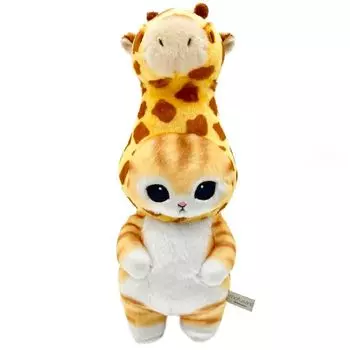 Sun Arrow Mofusand Potetama Plush Toy Giraffe Nyan Beige 940733 Mofusand Juno X Instagram SNS Cat