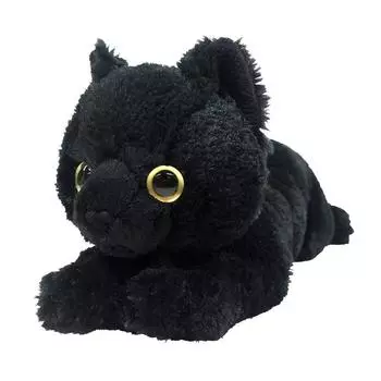 Sun Lemon Кошка на коленях Черный S 13 x 15 x 36 см Мягкая игрушка P-1972