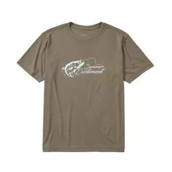 Sun Protection Short Sleeve Dark Khaki L [Shimano] T-shirt SH-061Y темные хаки