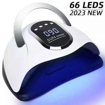SUN X10 Max UV LED лампа для ногтей для быстрой сушки геля лака для ногтей 66 светодиодов для домашнего использования ледяная лампа с автоматическим датчиком для маникюрного салона AU plug