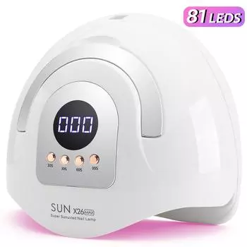 SUN X26 MAX Профессиональная лампа для сушки ногтей для маникюра 380 Вт Машинка для сушки гель-лака с автоматическим датчиком УФ-светодиодная лампа для ногтей EU