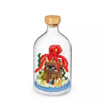 Сундук с морскими сокровищами в бутылках Nanoblock 648 предметов (PCS)