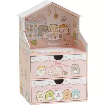 Сундук Sumikkogurashi Cat Siblings and Sweet Shop House FB51401