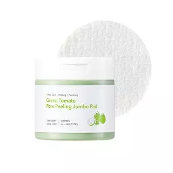 [SUNGBOON EDITOR] Green Tomato Pore Peeling Jumbo Pad 180 мл, 60 шт.