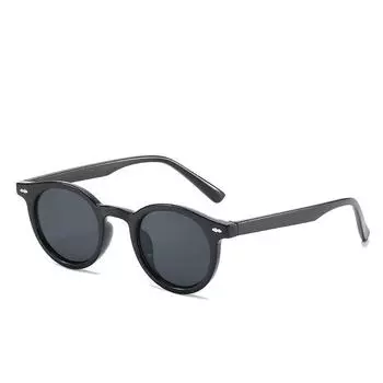 Sunglasses, Personalized Sunglasses, Retro Street Shot Round Frame Sunglasses Uv400 Spot