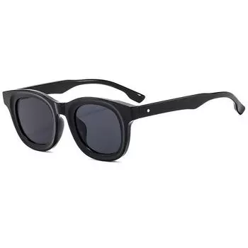 Sunglasses Women S Oval Frame Thick Frame Personalized Hong Kong Style Sunglasses Men S Dopamine Color Plain Glasses Regular