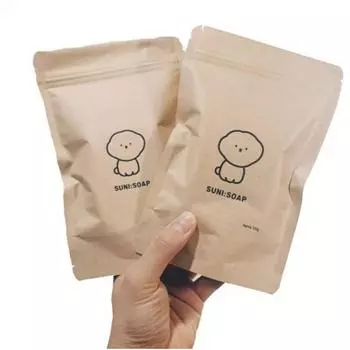 Suni Pet Soap Pet Shampoo Bath Soap 130г 2р + сетка-пенка, корейский шампунь для домашних животных