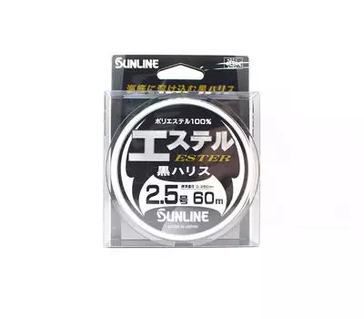 Sunline Ester Leader HG Черный 60 м #2,5 10 фунтов 0,26 мм (6962) чёрный