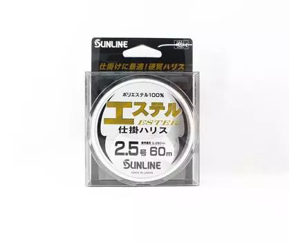 Sunline Ester Leader HG Clear 60 м #2,5 10 фунтов 0,26 мм (6887) чистый