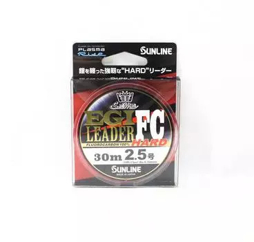 Флюорокарбоновый поводок Sunline Saltimate FC Hard 30м #2.5 10lb 0.260мм (6725) чистый