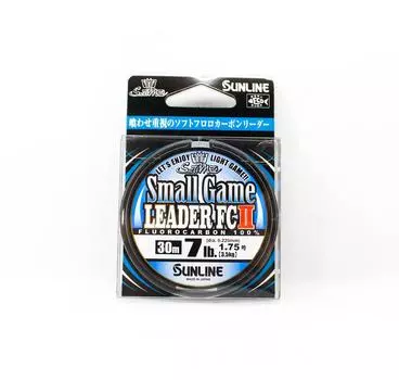 Sunline Fluorocarbon Leader Small Game FC II 30 м 7 фунтов (8003) чистый