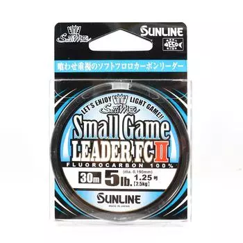 Sunline Fluorocarbon Leader Small Game FC II 30 м 5 фунтов (5408) чистый