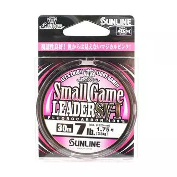 Sunline Fluorocarbon Leader Small Game SV-1 30 м 7 фунтов (8096) розовый